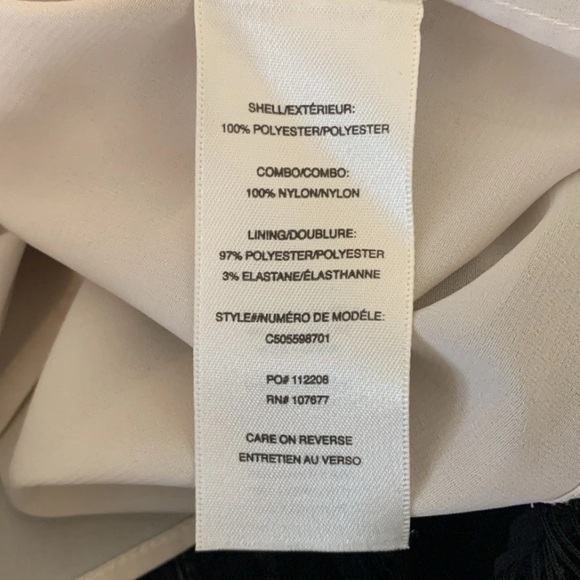 Alice + Olivia Dejas Chiffon Lace Midi Slip Dress in Black Size S - Picture 15 of 16